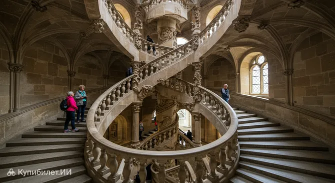 Двойная винтовая лестница