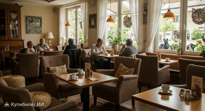 Кошачье кафе