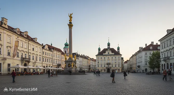 Главная площадь Линца