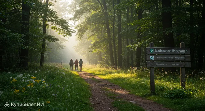 Национальный парк Дунай-Ауэн — вход Вена-Лобаус