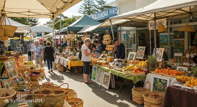 Уличная ярмарка в Калу́ндре