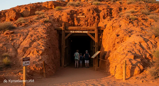 Старая шахта старателей