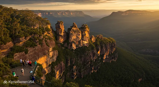 Смотровая площадка Эхо-Пойнт (Три сестры)