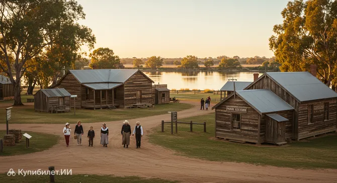 Поселение Пионеров и Лазерное шоу «Пульс Муррея»
