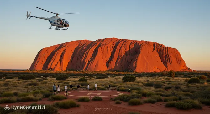 Вертолетные туры над Улуру