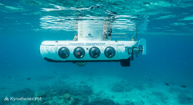Подводная лодка Атлантис на Арубе