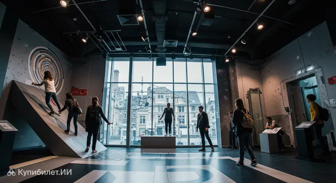 Музей иллюзий в Брюсселе