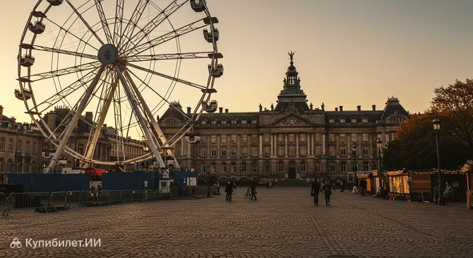 Колесо обозрения на площади Пуаэр