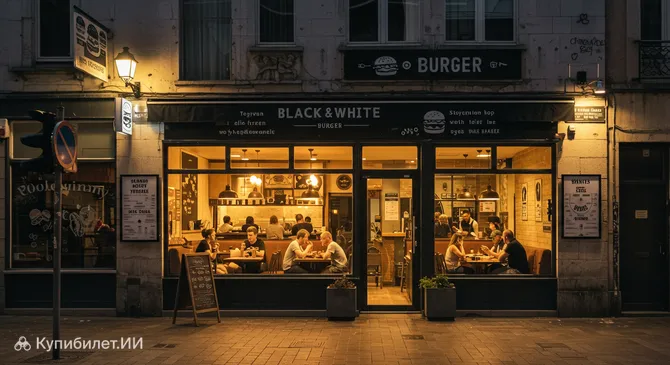 Black & White Burger