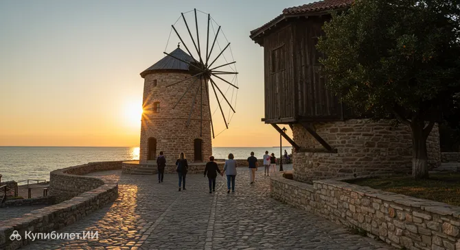 Ветряная мельница Несебра