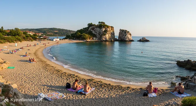 Пляж Золотая Рулевойская