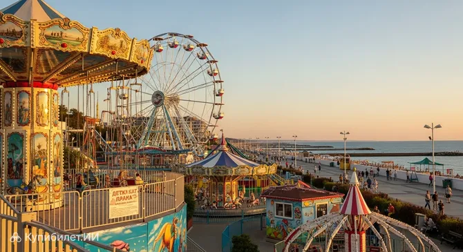 Приморский парк аттракционов Варны