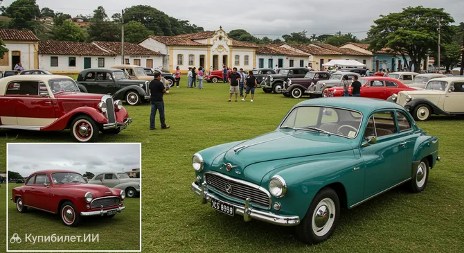 Бразильская встреча ретро-автомобилей (Агвас-ди-Линдоя)