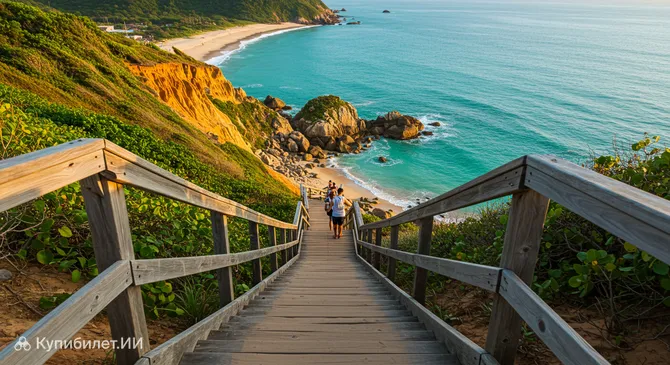 Лестница к пляжам Понтал-ду-Аталайя