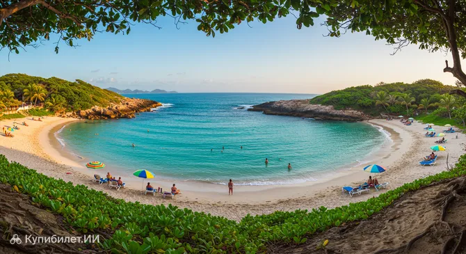 Лагуна пляжа Фогете