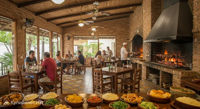 Ресторан морепродуктов и гриль в Кампу-Гранде