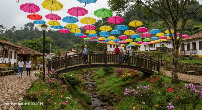 Мост зонтиков