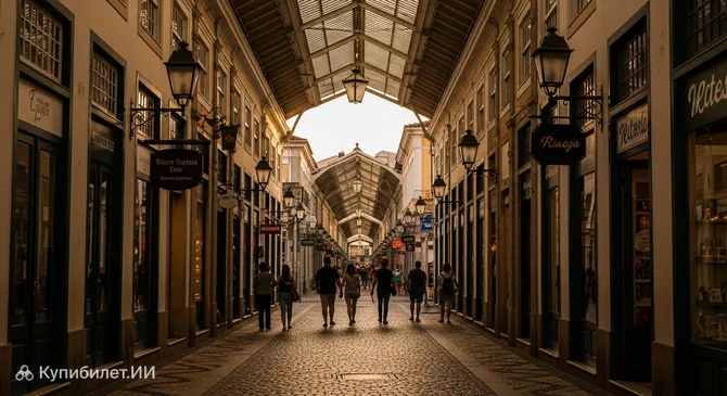 Крытая улица в Канеле