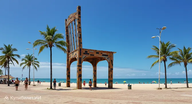 Гигантский стул в Масейо