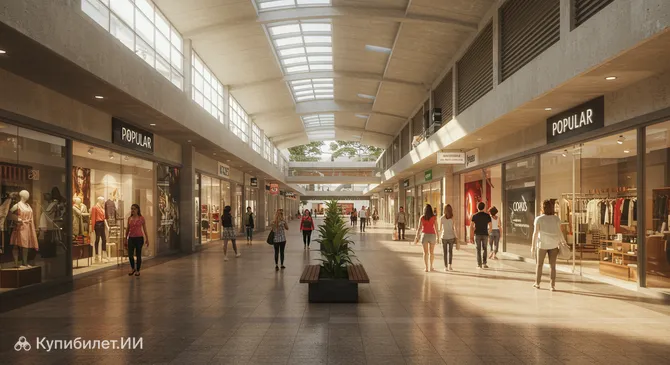 Популярный торговый центр Монтес-Кларус