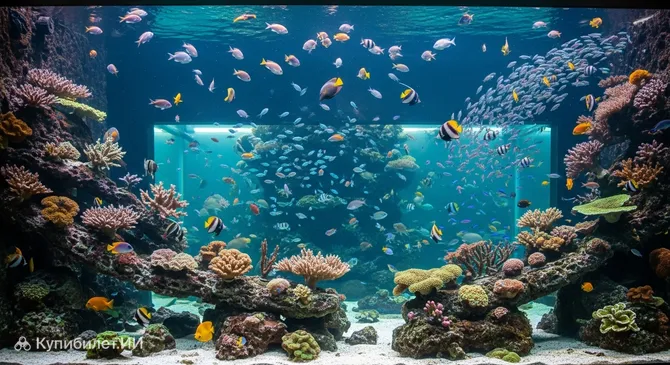 Аквариум декоративных рыб и аквариумы Натала