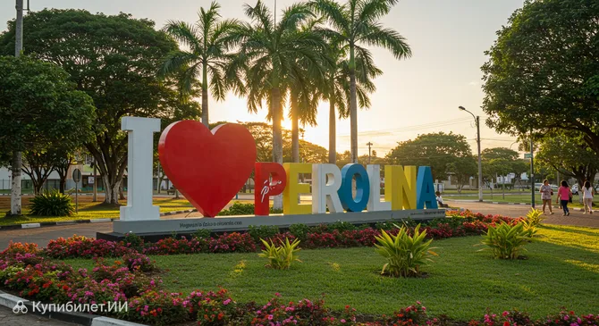 Знак «Я люблю Петролину»