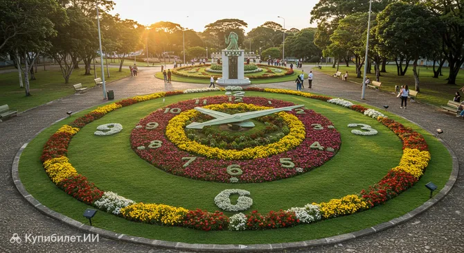 Цветочные часы