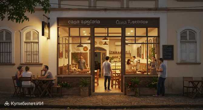 Casa Agridoce — пекарня, ресторан и пиццерия