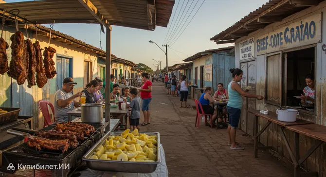 Говядина с маниокой