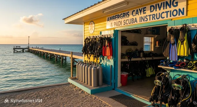 Дайвинг и обучение дайвингу PADI на Амбергрис-Ки
