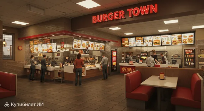 Бургер Таун Дорваль