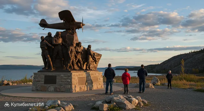 Памятник пилотам Буша