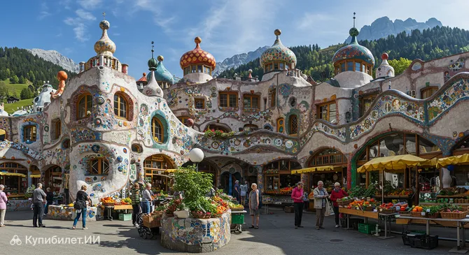 Рынок Хундертвассера в Альтенрайне