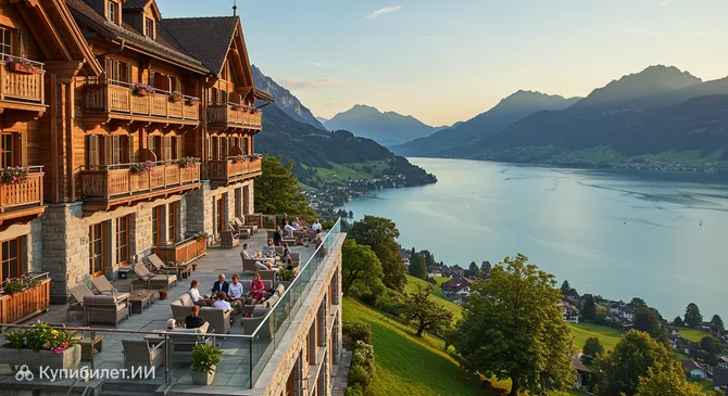 Курорт Бюргеншток на озере Люцерн