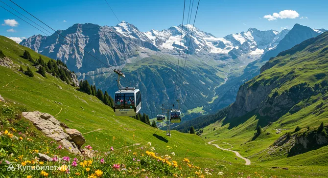 Канатные дороги Мельхзее-Фрутт