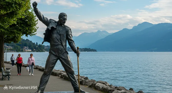 Статуя Фредди Меркьюри