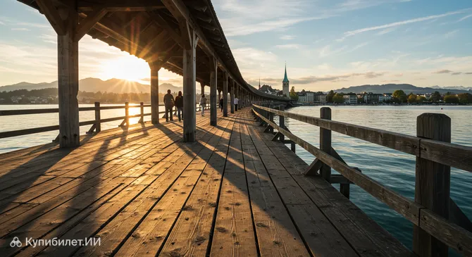 Деревянный мост Рапперсвиль–Хурден