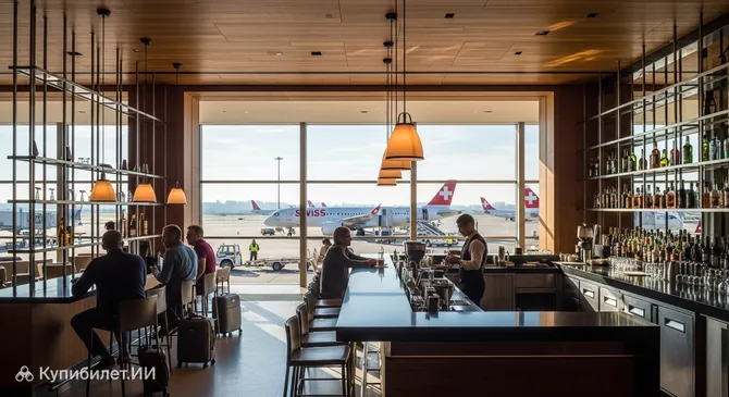 Бар у аэропорта Цюриха