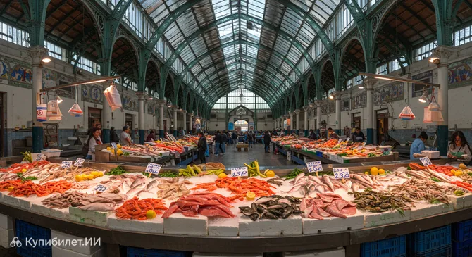 Центральный рынок Сантьяго