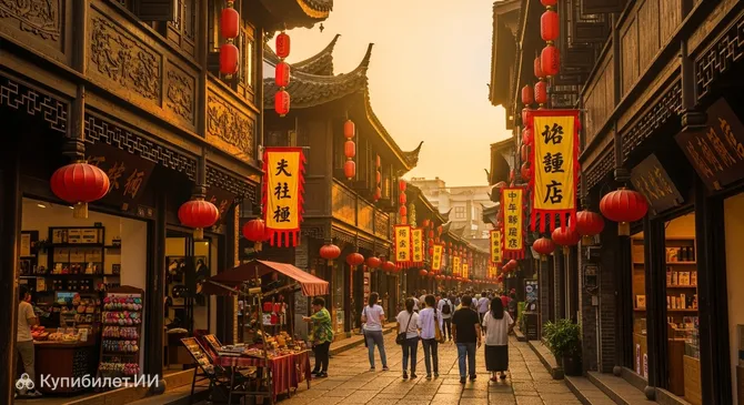 Историческая улица Цинхэфан