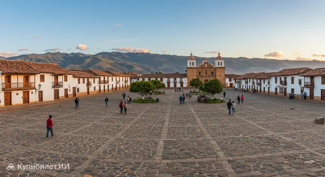 Главная площадь Вилья-де-Лейва