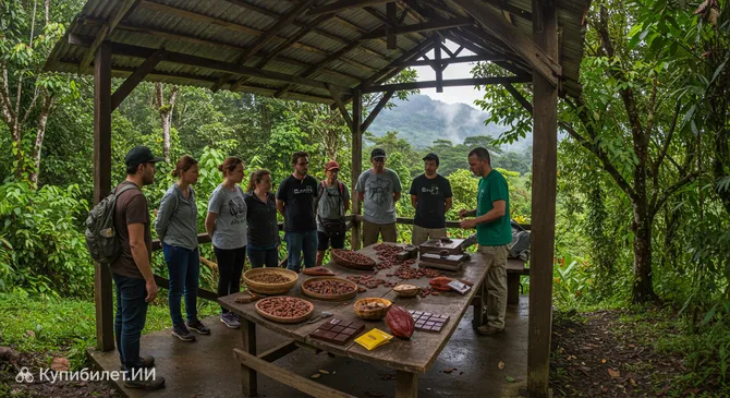 Шоколадный тур по тропическому лесу