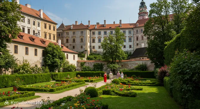 Замковый сад Чески-Крумлов