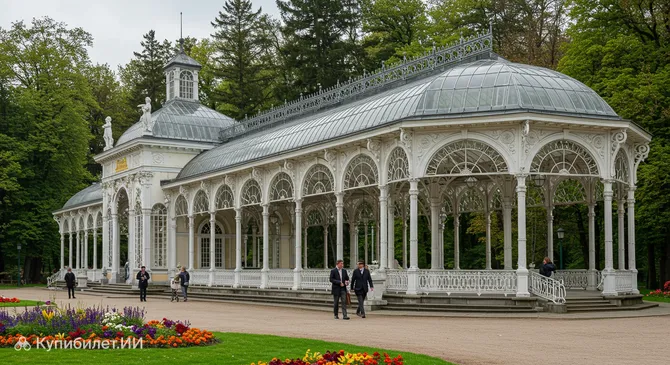 Колоннада курорта