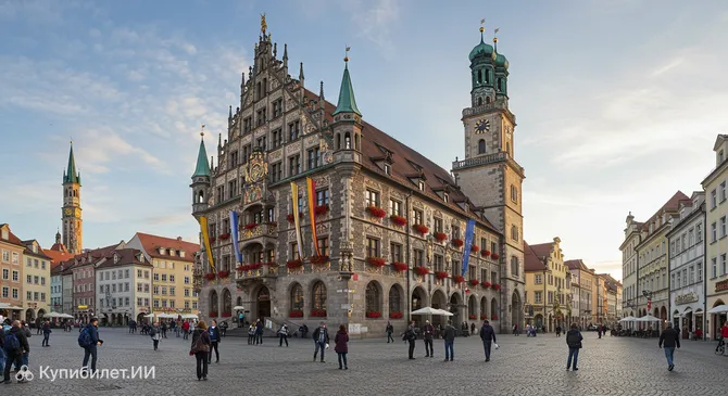 Ратушная площадь Аугсбурга