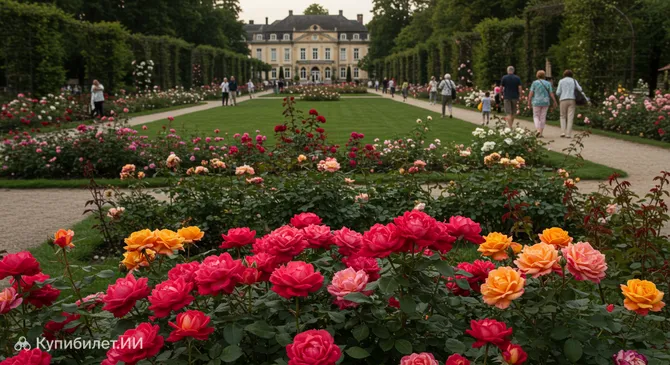 Розовый сад Баден-Бадена