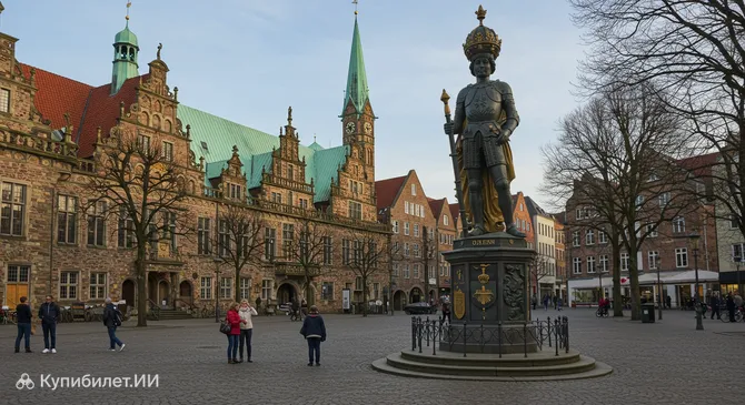 Статуя Роланда в Бремене