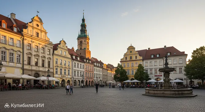 Старый рыночный площадь Котбуса