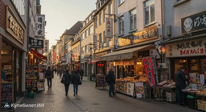 Маленькое Токио в Дюссельдорфе
