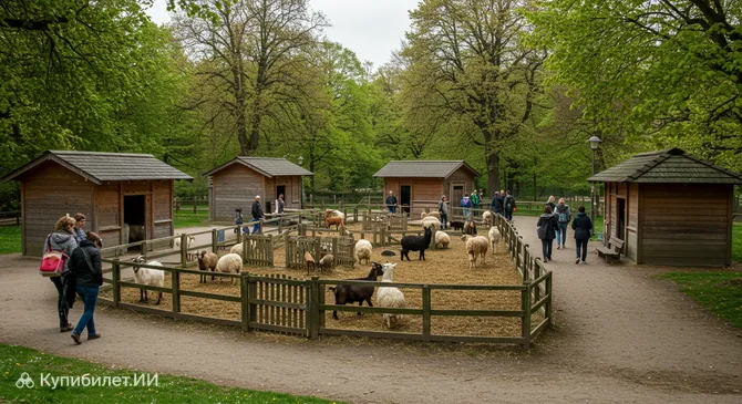 Контактный зоопарк в Южном парке